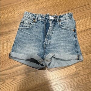 Zara Light Blue Denim Trousers